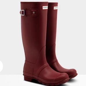 Hunter Red Boots